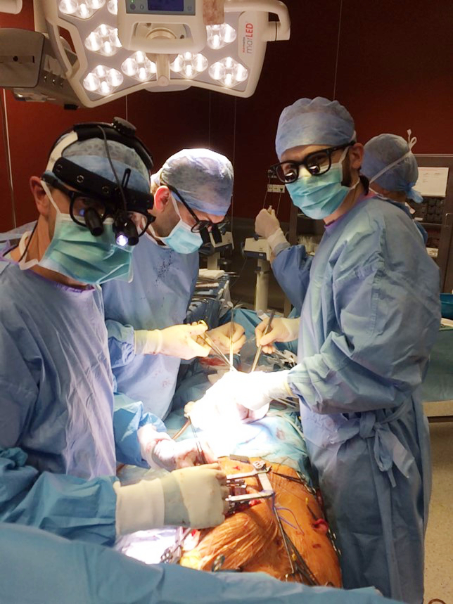 Zespół Transplantacji Płuc SCCS podczas operacji