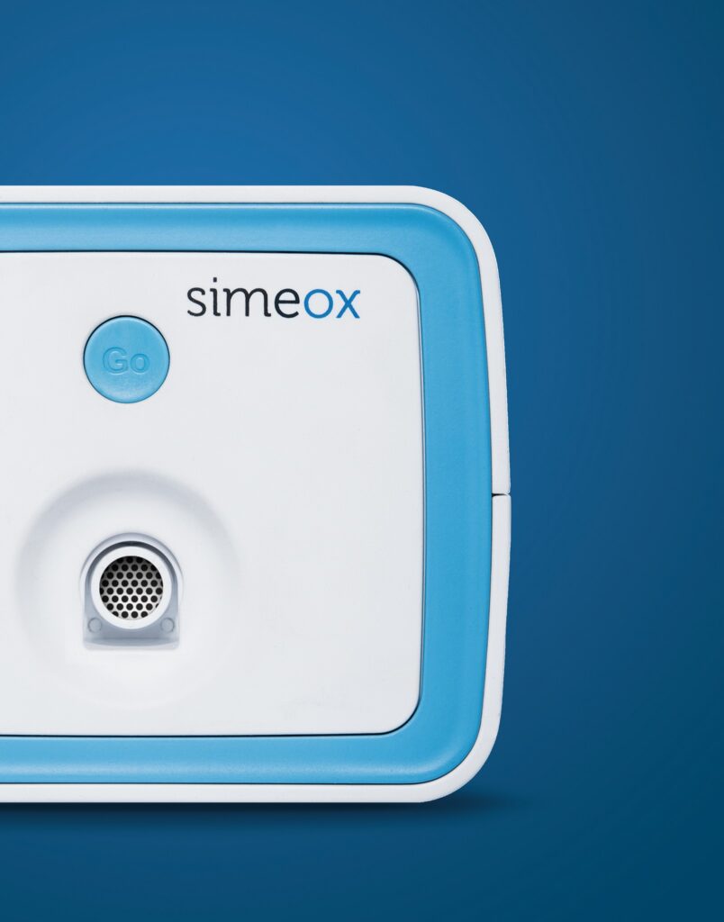 Urządzenie SIMEOX do oczyszczania dróg oddechowych